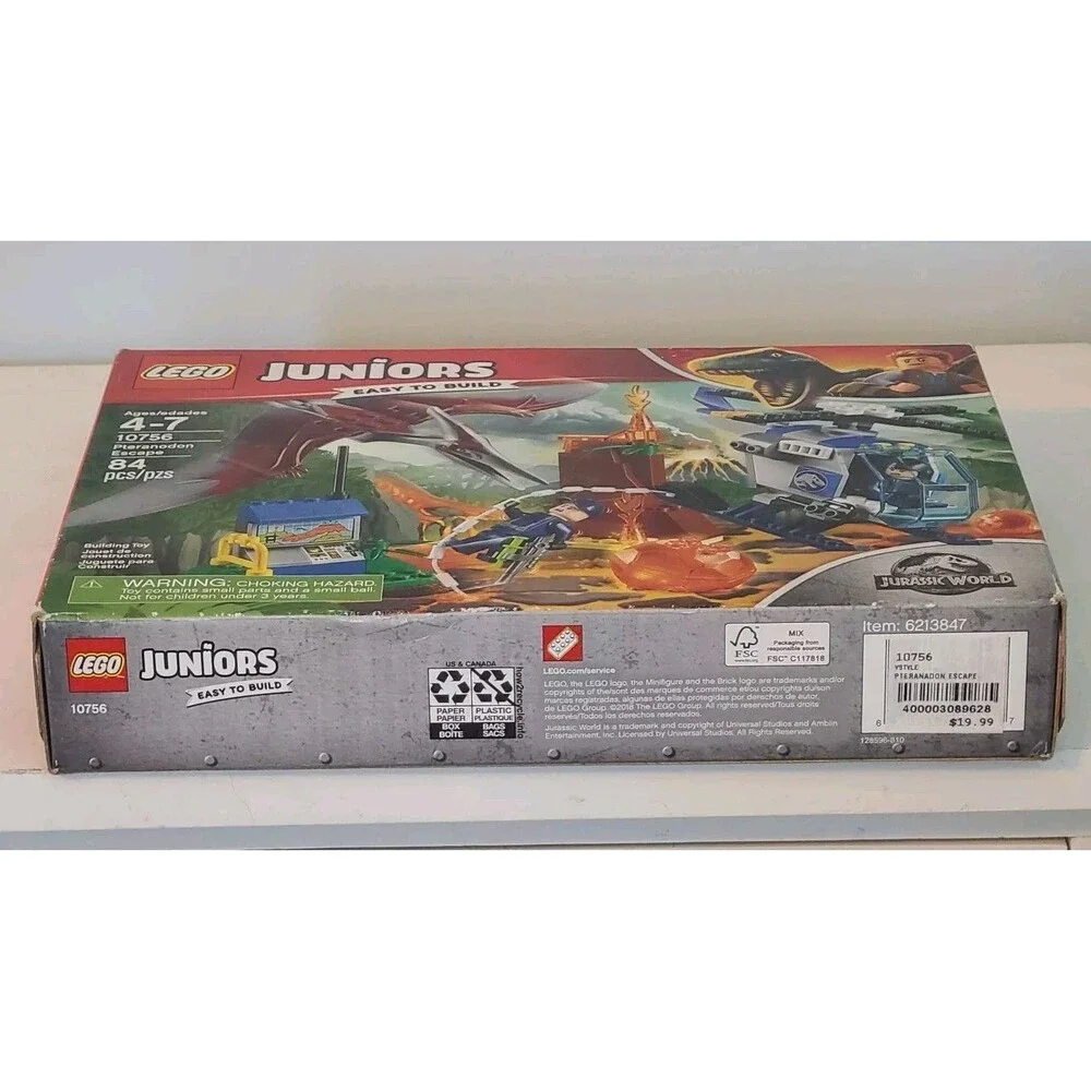RETIRED LEGO Juniors: Pteranodon Escape (10756) Brand New Factory Sealed
